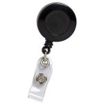 IPA IDRBLK Black retractable ID badge reel 1