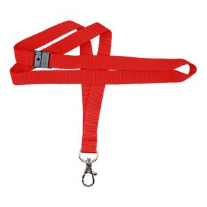 IPA L15WREDIDH Red Lanyard