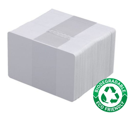 Biodegradable PVC Cards – Plain White (100 per pack)