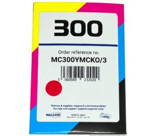MC300YMCKO 3 Colour Ribbon for Magicard 300 Printer
